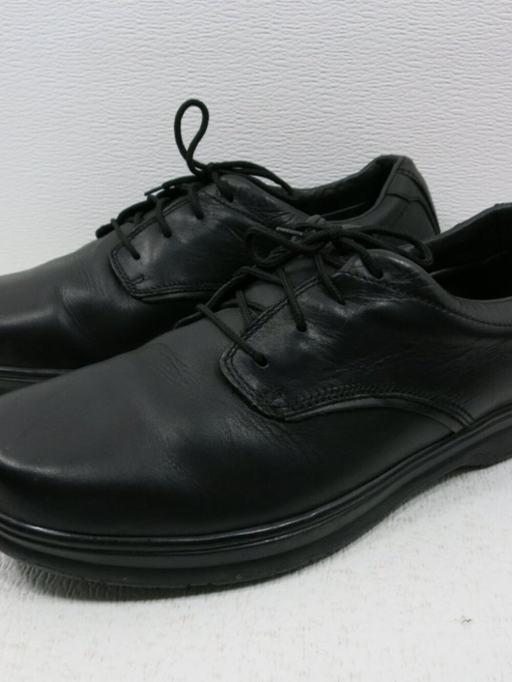L. L. Bean Black Leather Casual Dress Men's Footwear Oxfords Oxfords Sz 13 M